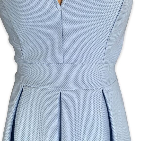 Vintage Windsor Mini Dress Strapless Light Blue Skater Sweetheart Neckline Large - Picture 5 of 10